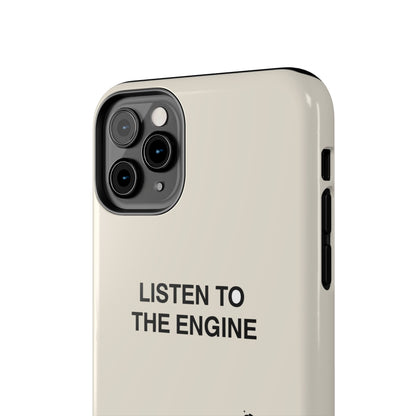 Listen To The Engine, Not The News — iPhone Tough Case