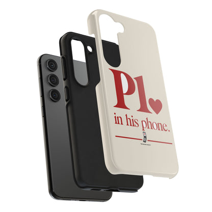 P1 In His Phone — iPhone Tough Case