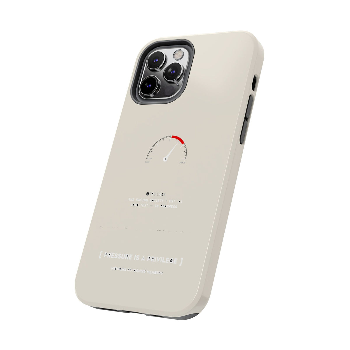 Pressure Is A Privilege — iPhone Tough Case