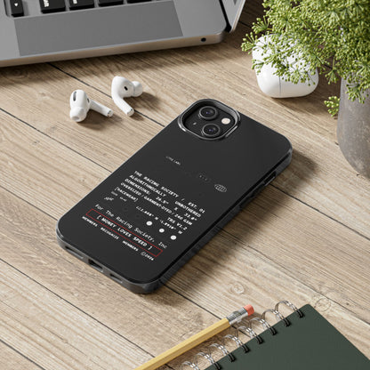 Money Loves Speed Spec — iPhone Tough Case
