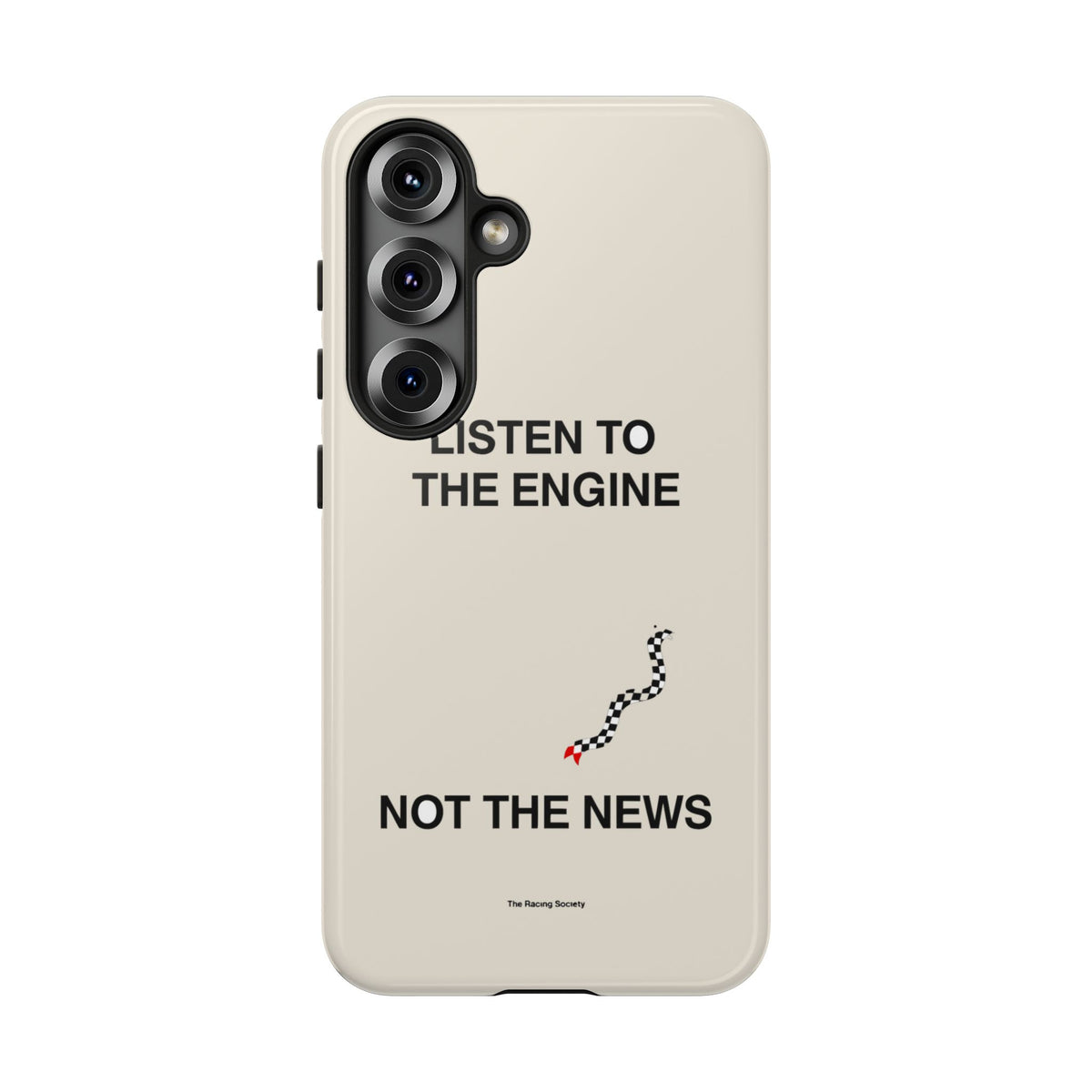 Listen To The Engine, Not The News — Samsung Galaxy Tough Case