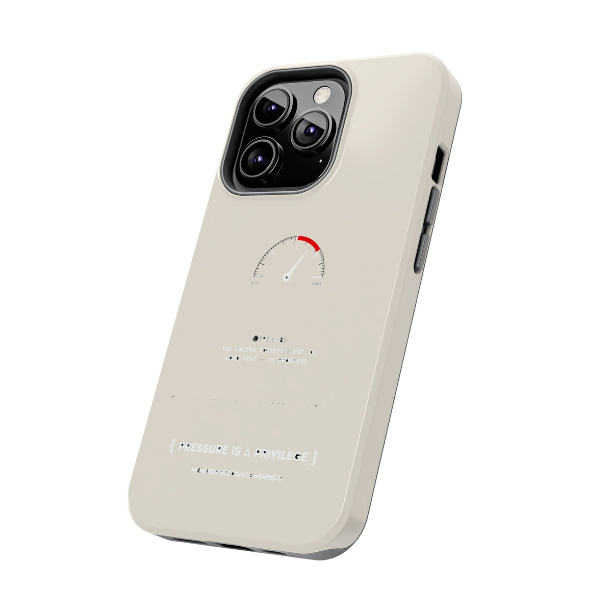 Pressure Is A Privilege — iPhone Tough Case
