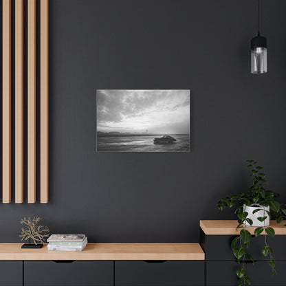 Airfield car canvas wall art — canvas scale view, The Racing Society