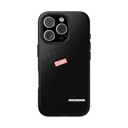 Fear Doesn't Pay Rent — iPhone Tough Case