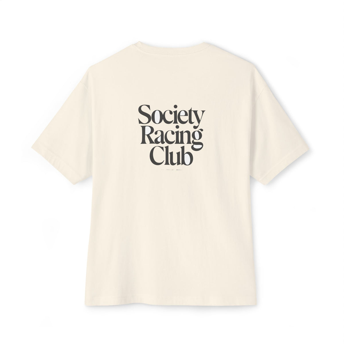 Society Racing Club — Oversized Boxy Tee