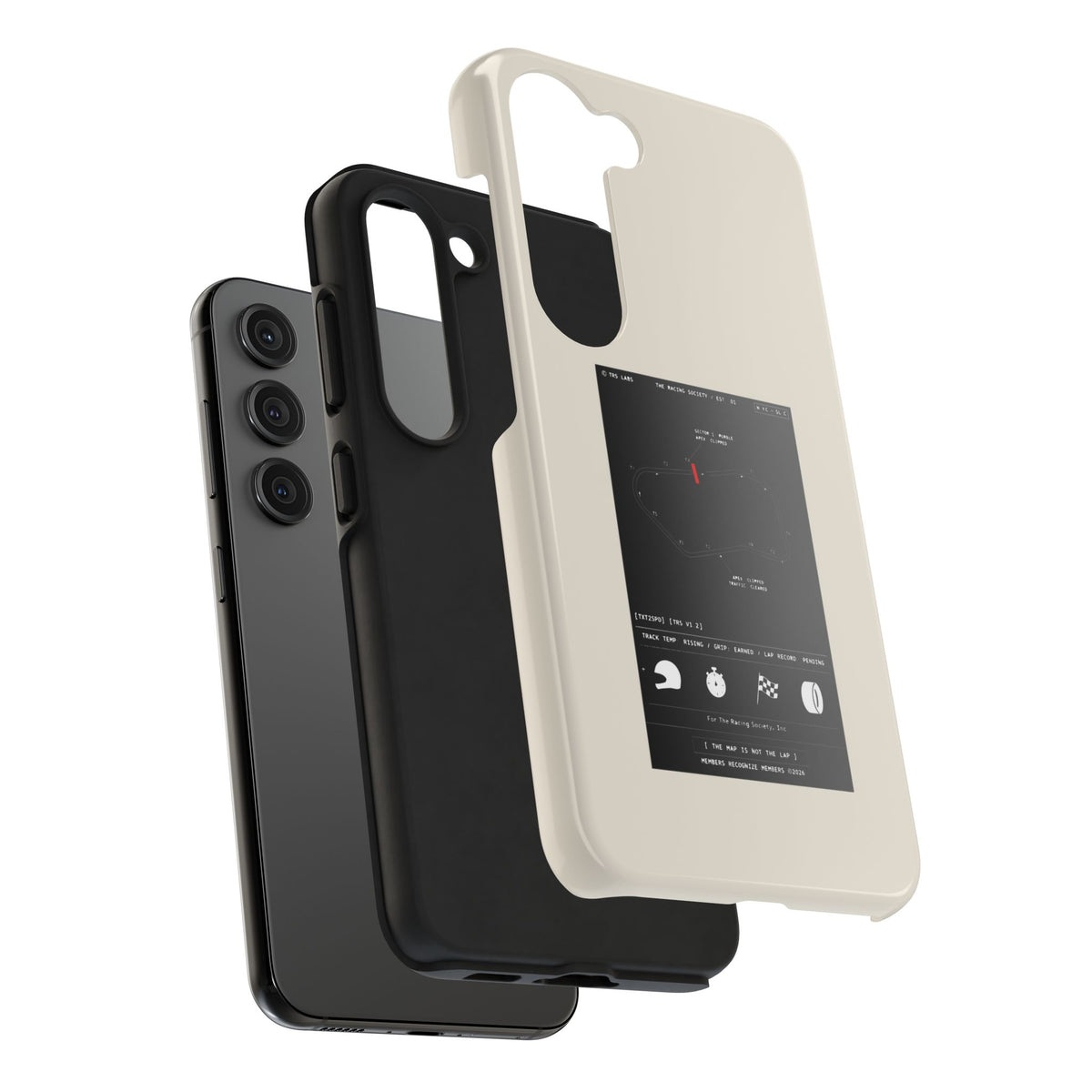 The Map Is Not The Lap — iPhone Tough Case