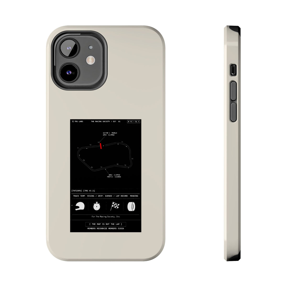 The Map Is Not The Lap — iPhone Tough Case