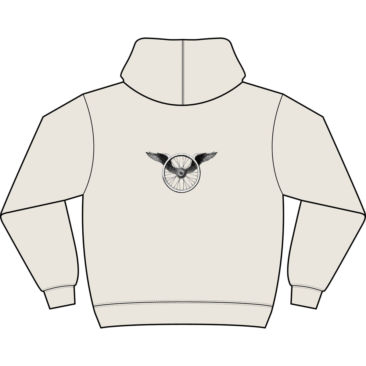 Winged Wheel — Box Hoodie