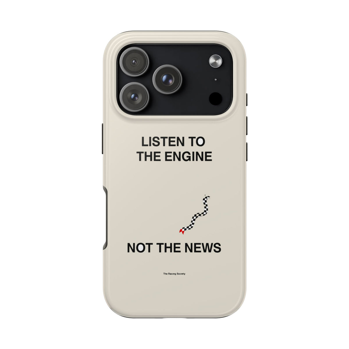 Listen To The Engine, Not The News — iPhone Tough Case