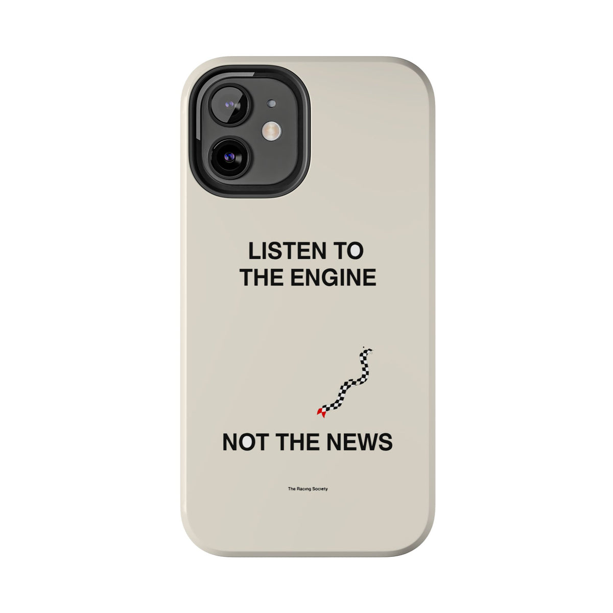 Listen To The Engine, Not The News — iPhone Tough Case