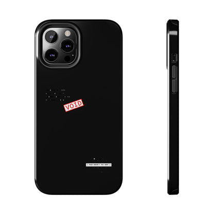 Fear Doesn't Pay Rent — iPhone Tough Case