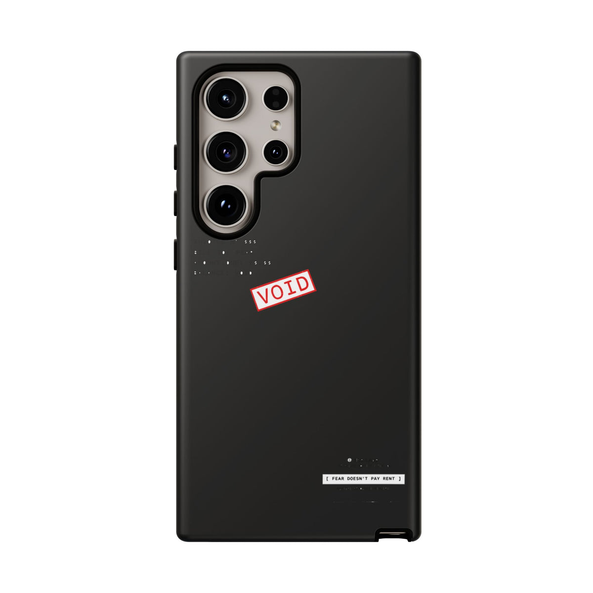 Fear Doesn't Pay Rent — Samsung Galaxy Tough Case