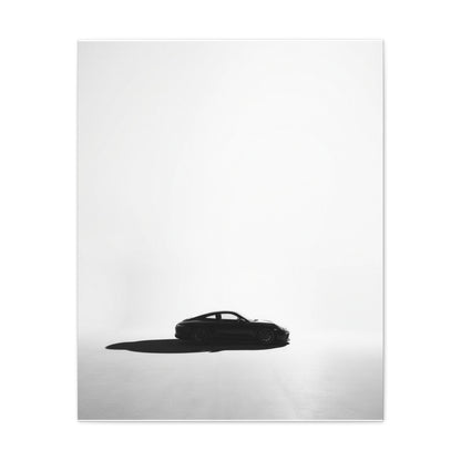 White Room car canvas wall art — canvas in living room, The Racing Society