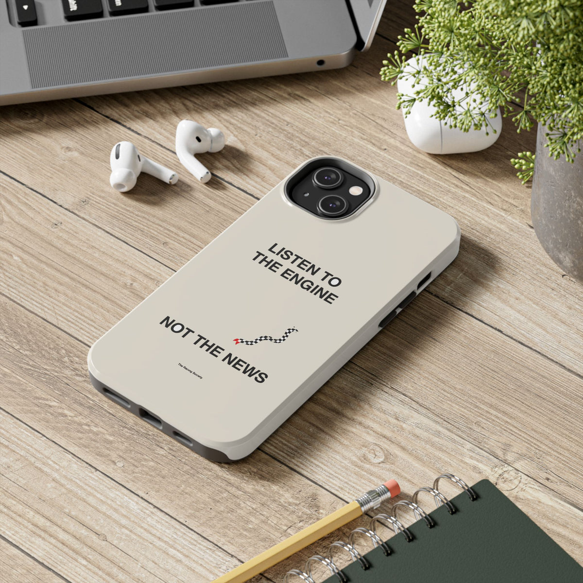 Listen To The Engine, Not The News — iPhone Tough Case