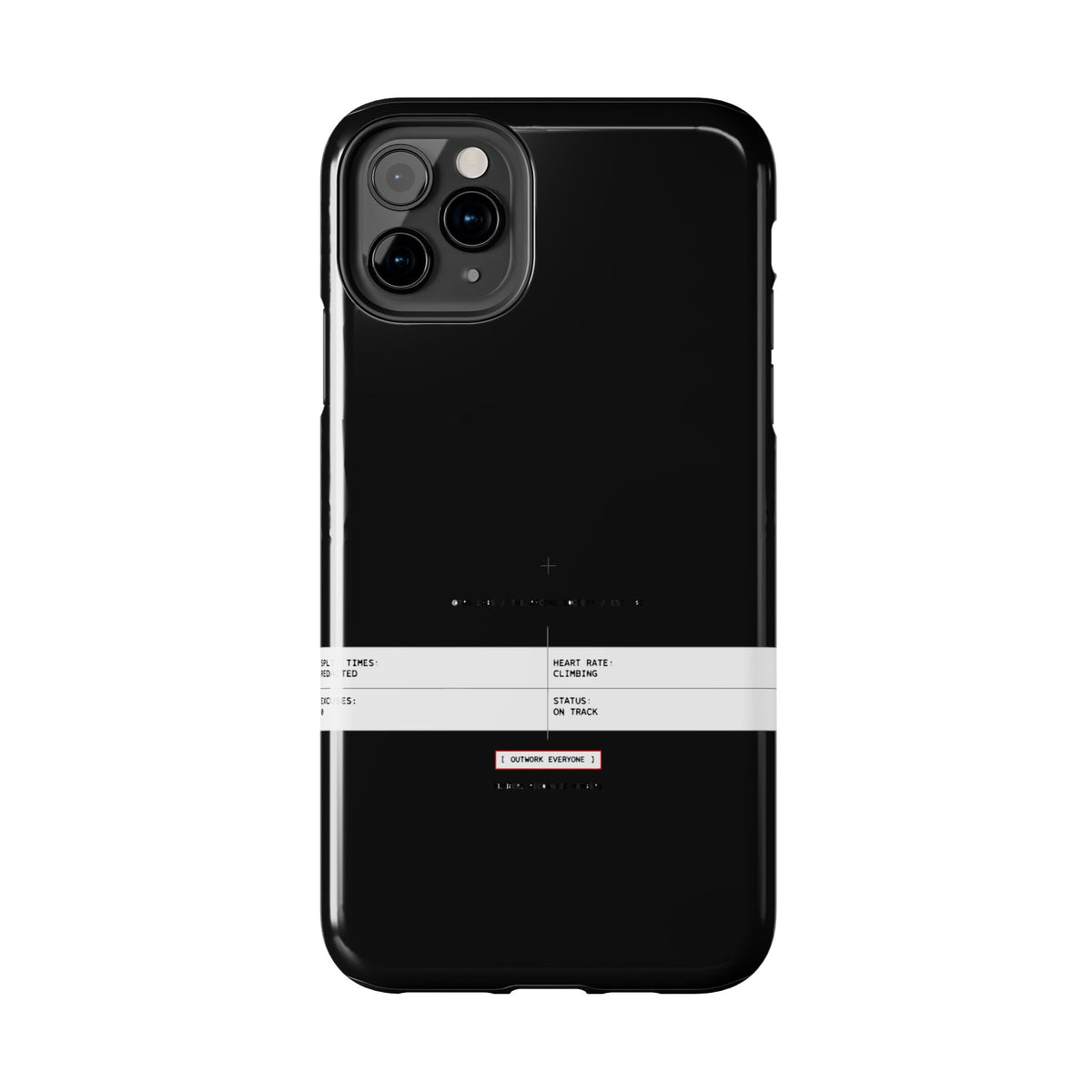 Split Times Redacted — iPhone Tough Case