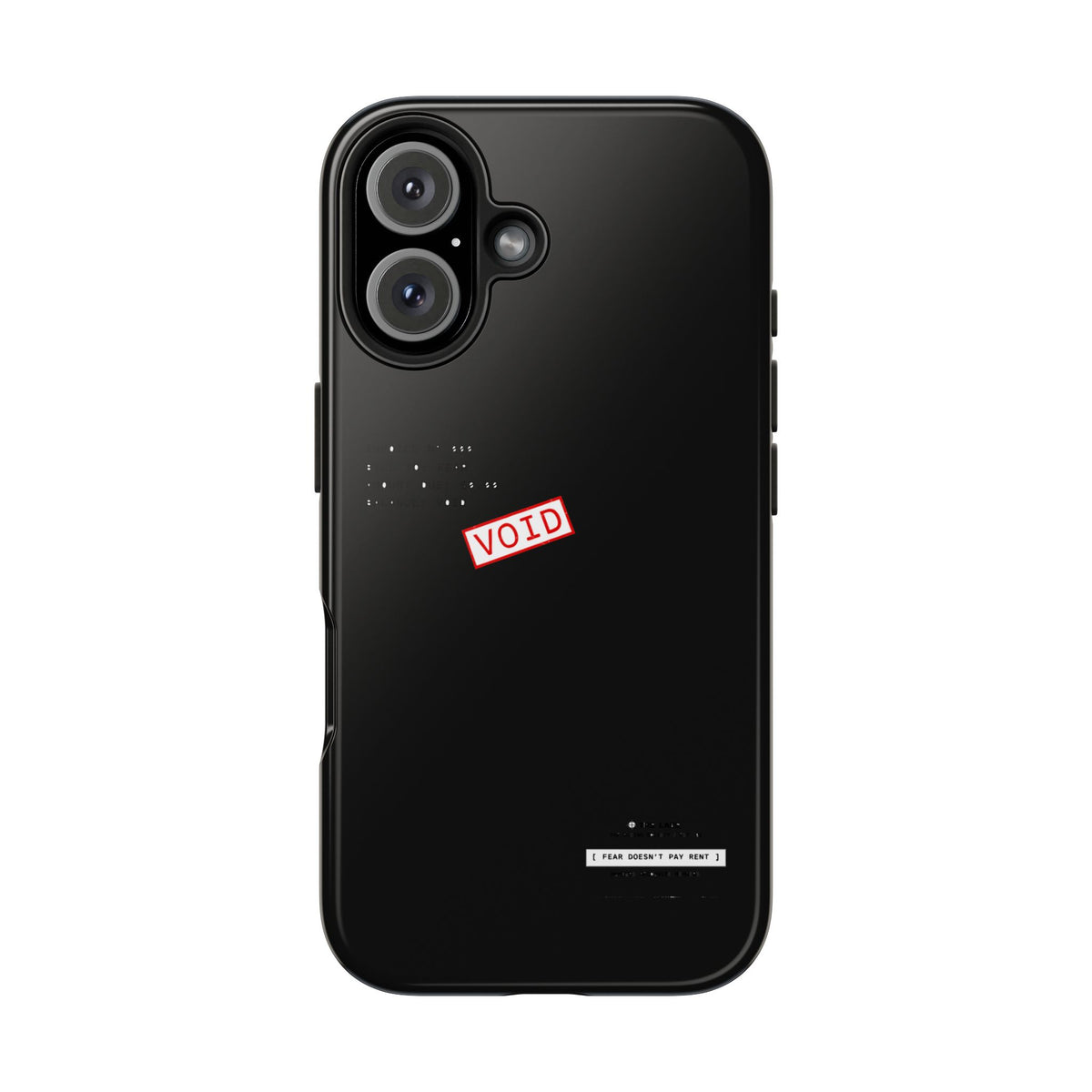 Fear Doesn't Pay Rent — iPhone Tough Case