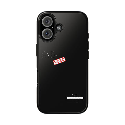Fear Doesn't Pay Rent — iPhone Tough Case