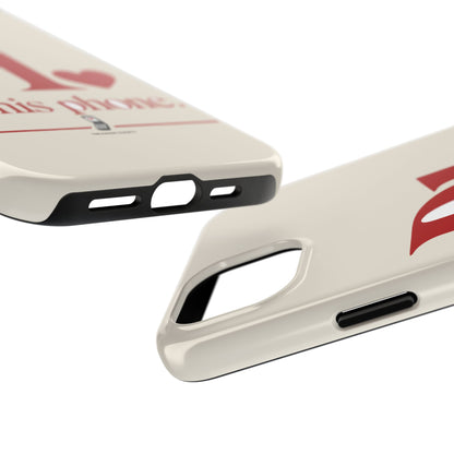 P1 In His Phone — iPhone Tough Case