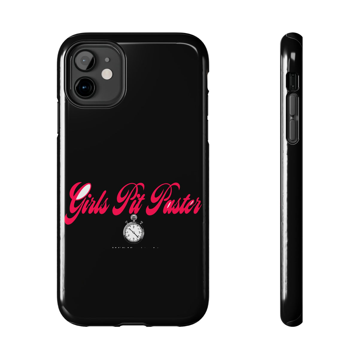 Girls Pit Faster Stopwatch — iPhone Tough Case