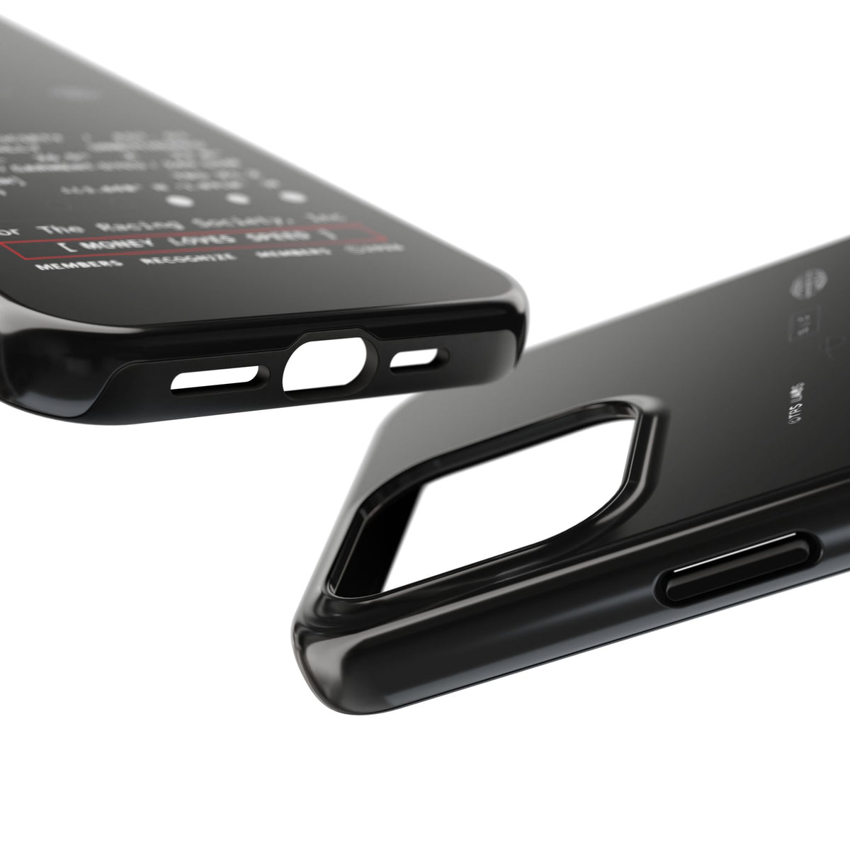 Money Loves Speed Spec — iPhone Tough Case