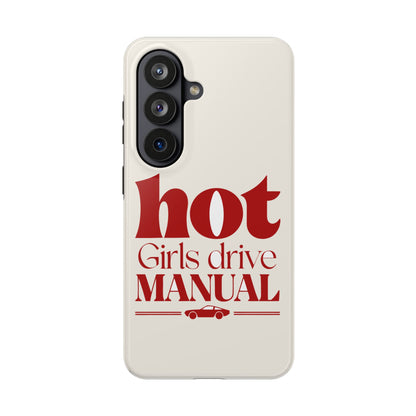 Hot Girls Drive Manual — iPhone Tough Case