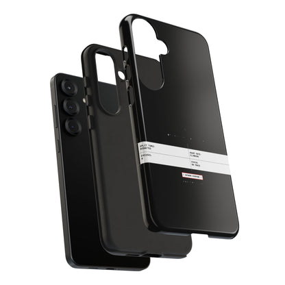 Split Times Redacted — Samsung Galaxy Tough Case