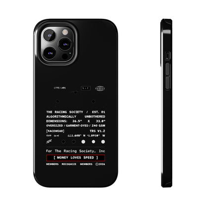 Money Loves Speed Spec — iPhone Tough Case