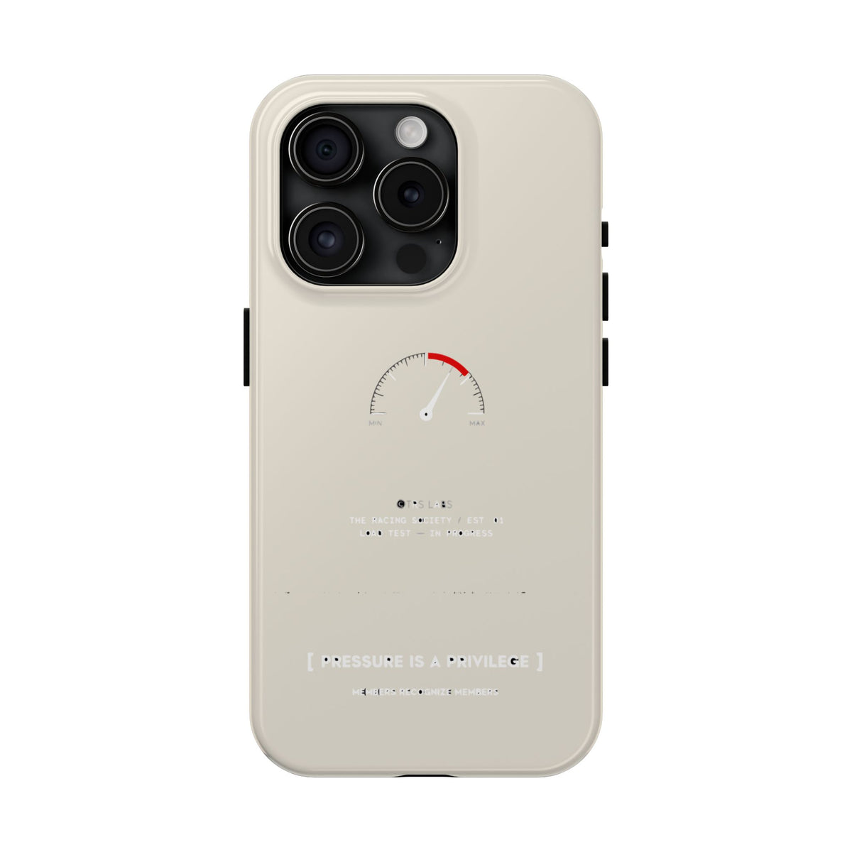 Pressure Is A Privilege — iPhone Tough Case