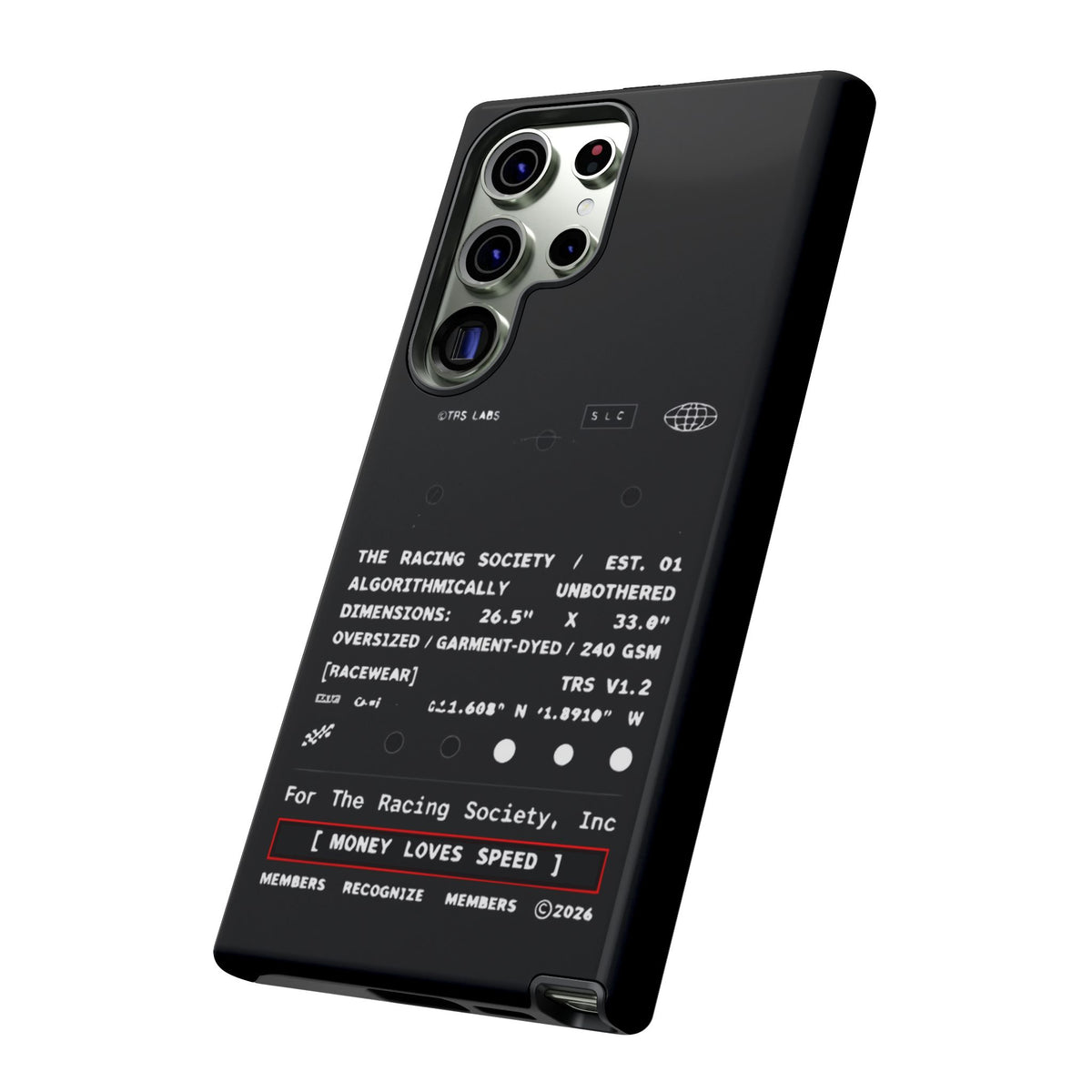 Money Loves Speed Spec — Samsung Galaxy Tough Case