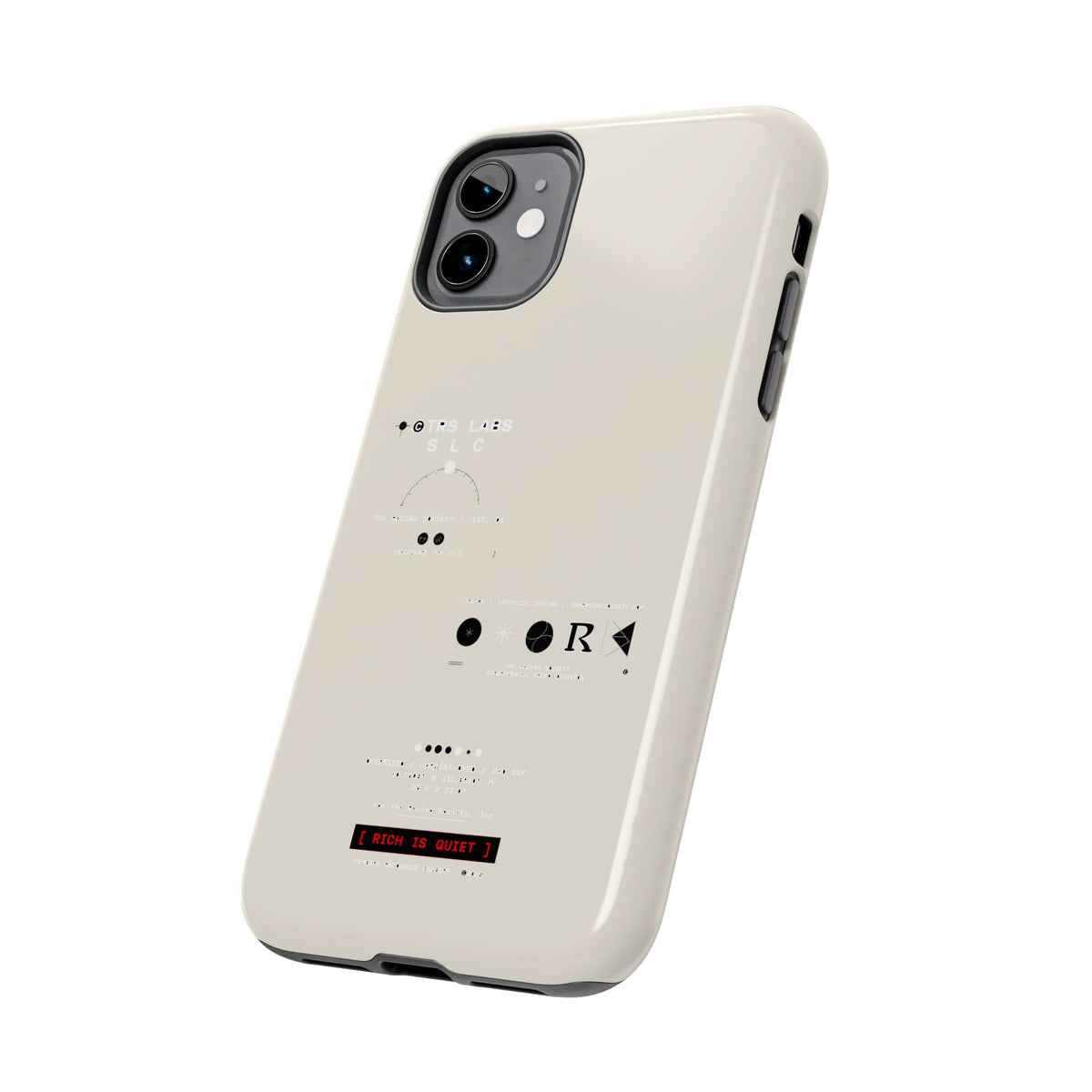 Rich Is Quiet Specimen — iPhone Tough Case