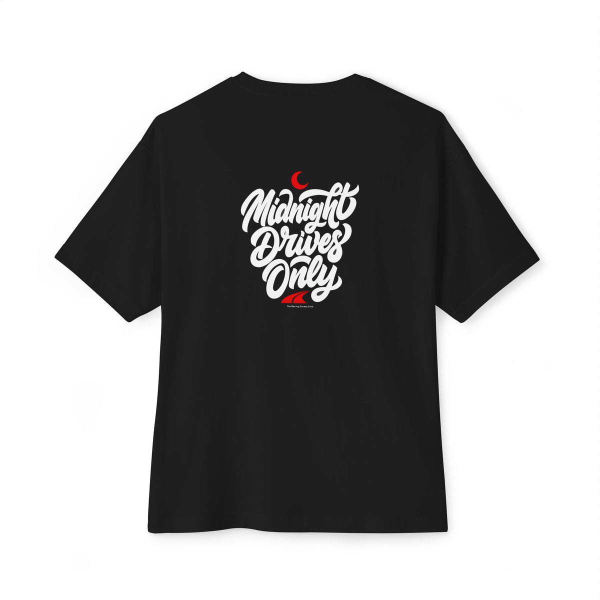 Midnight Drives Only — Oversized Boxy Tee