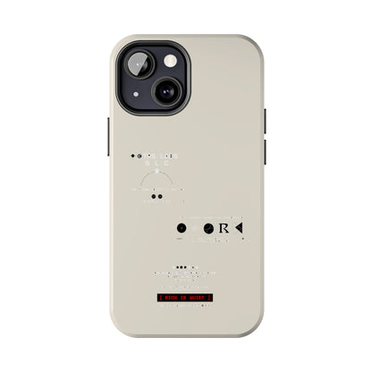 Rich Is Quiet Specimen — iPhone Tough Case