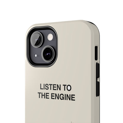 Listen To The Engine, Not The News — iPhone Tough Case