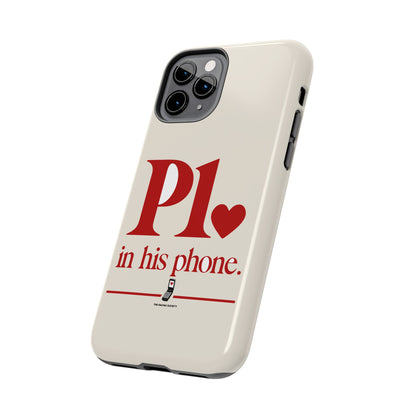 P1 In His Phone — iPhone Tough Case
