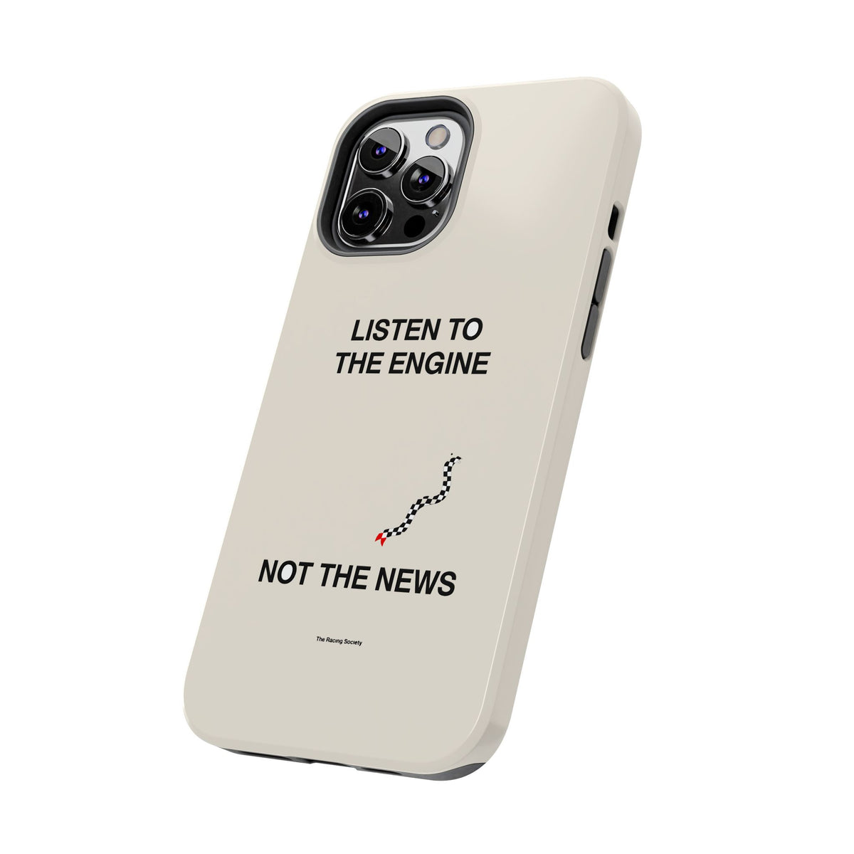 Listen To The Engine, Not The News — iPhone Tough Case