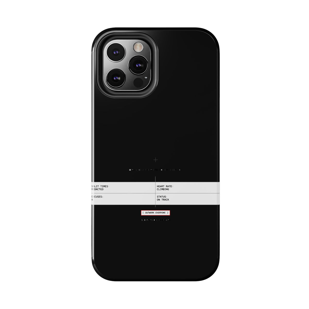 Split Times Redacted — iPhone Tough Case
