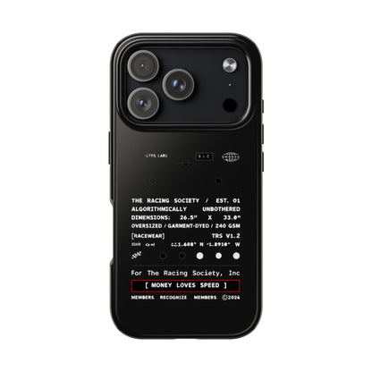 Money Loves Speed Spec — iPhone Tough Case