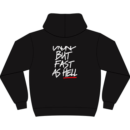 Broke But Fast As Hell — Box Hoodie