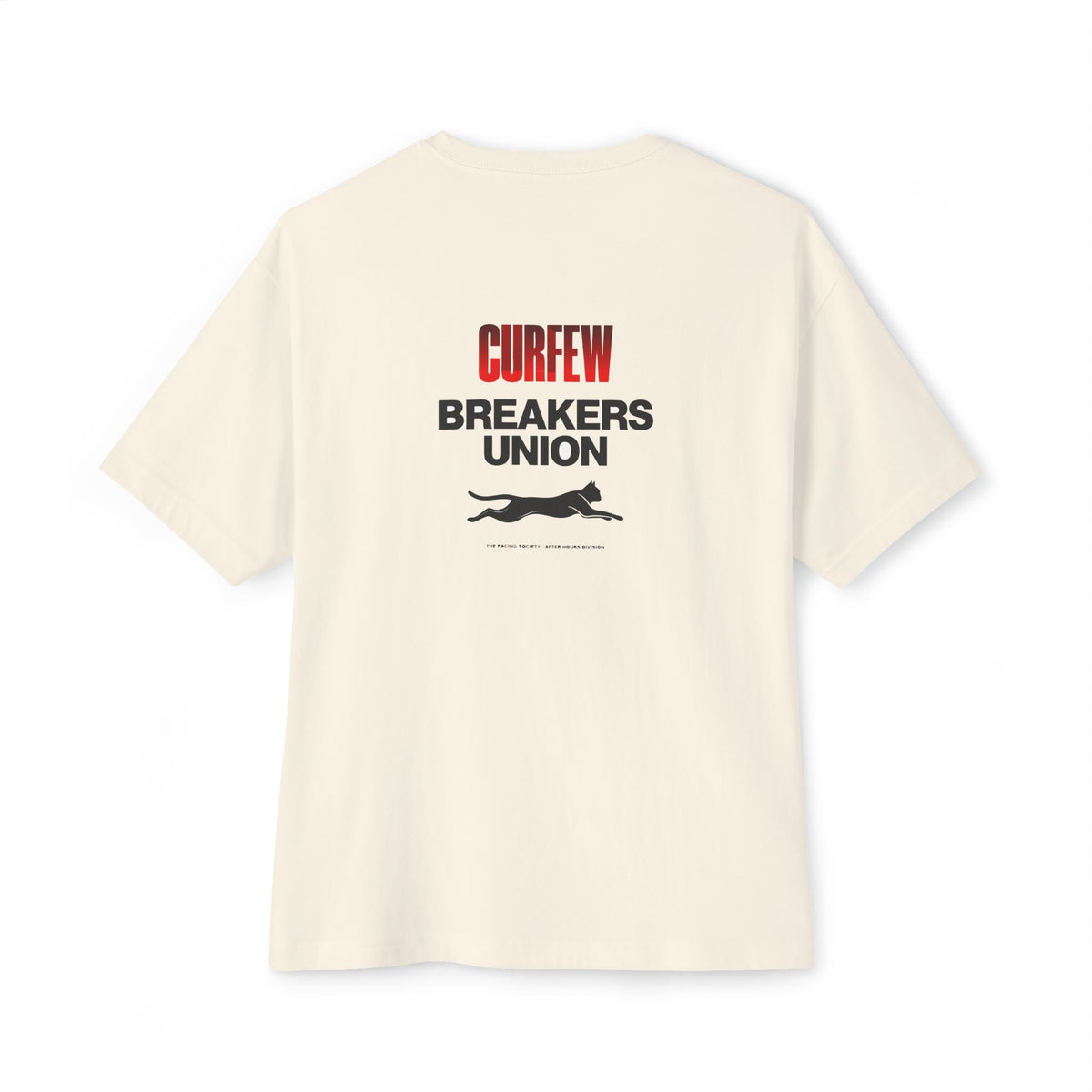 Curfew Breakers Union — Oversized Boxy Tee