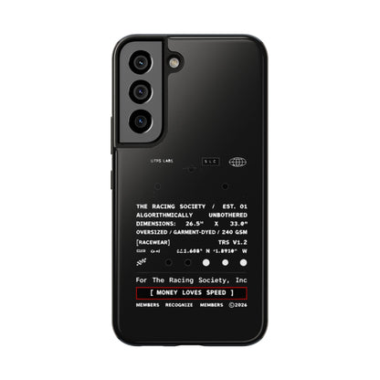 Money Loves Speed Spec — iPhone Tough Case