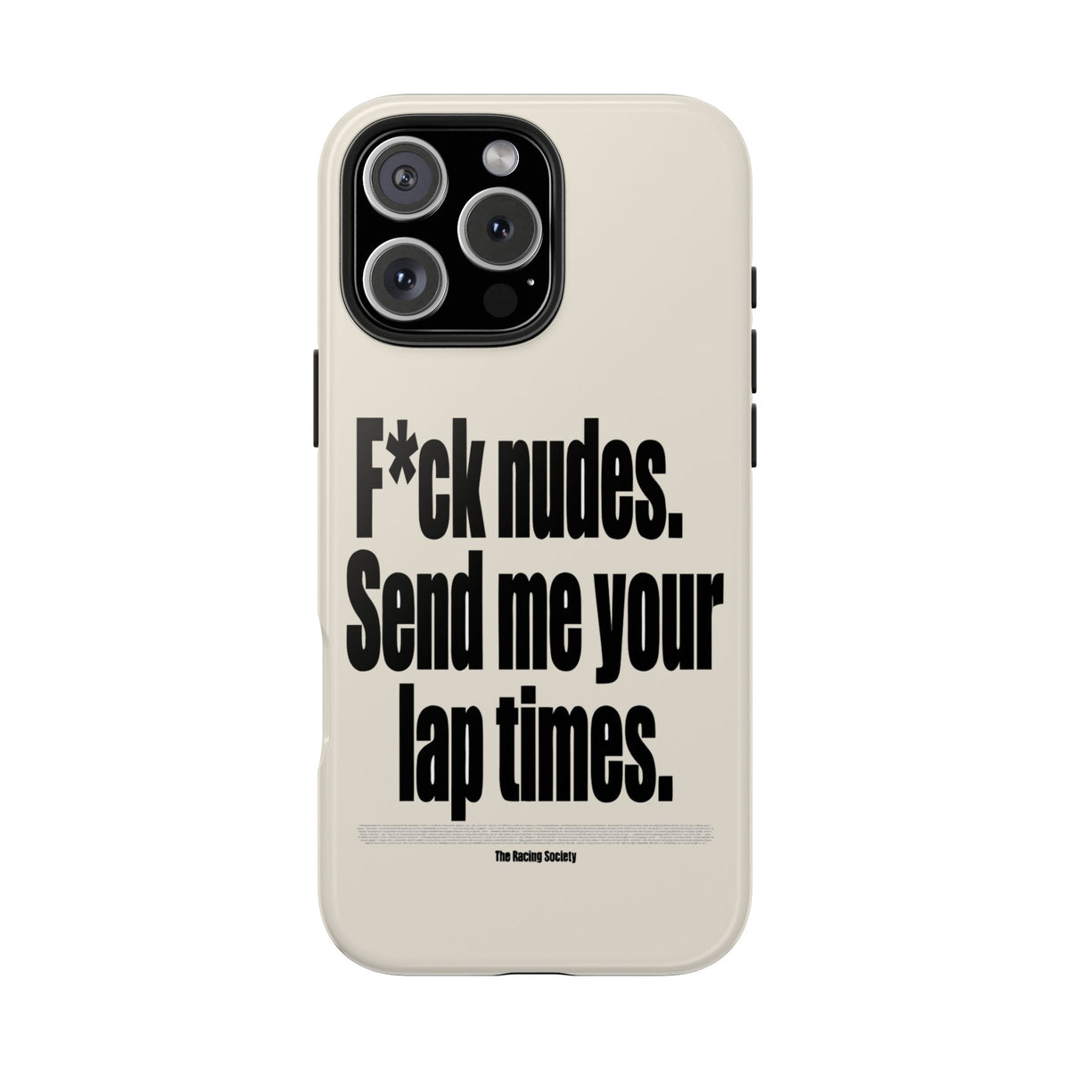Send Me Your Lap Times — iPhone Tough Case