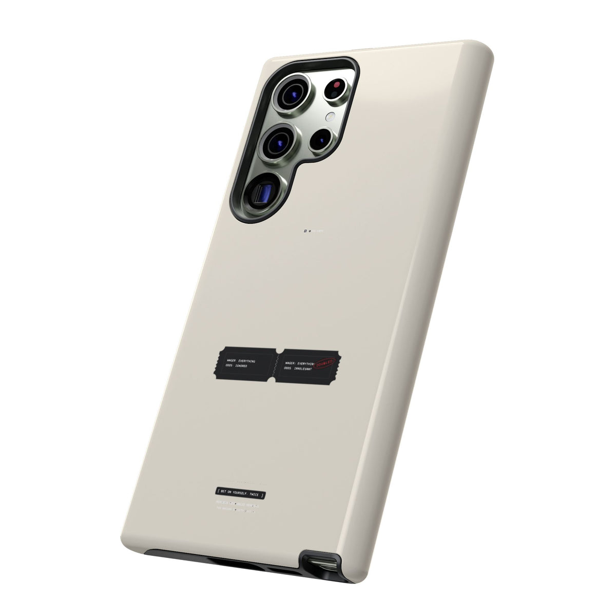 Bet On Yourself. Twice. — Samsung Galaxy Tough Case