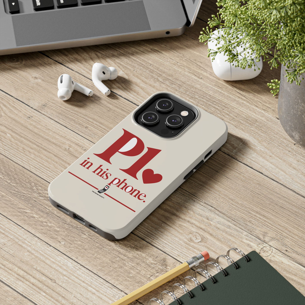 P1 In His Phone — iPhone Tough Case