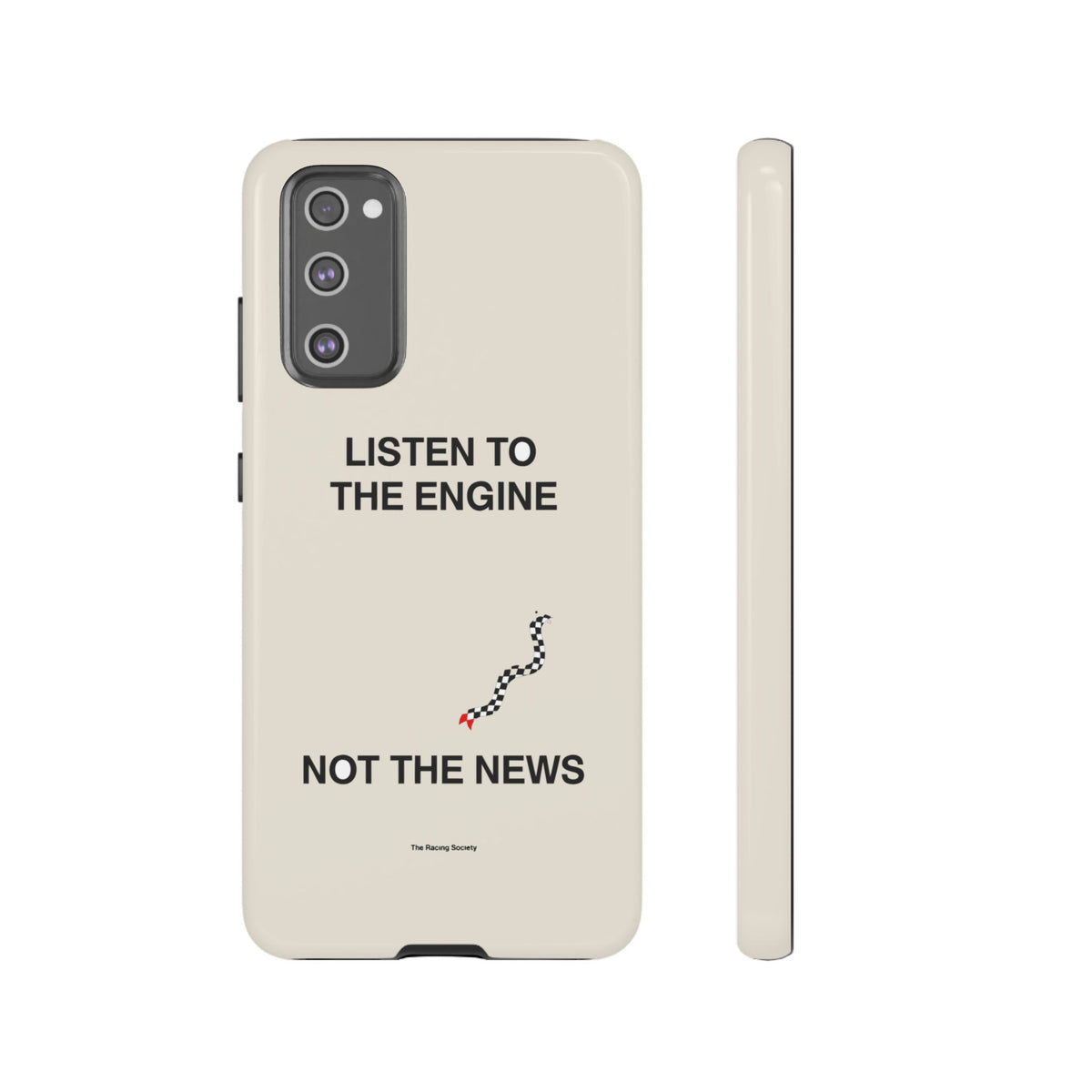 Listen To The Engine, Not The News — Samsung Galaxy Tough Case