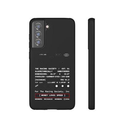 Money Loves Speed Spec — Samsung Galaxy Tough Case