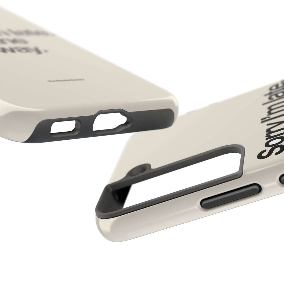 Sorry I'm Late, I Took The Long Way — iPhone Tough Case