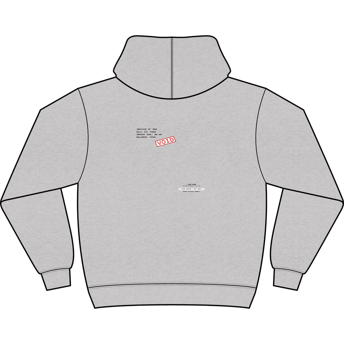 Fear Doesn't Pay Rent — Box Hoodie