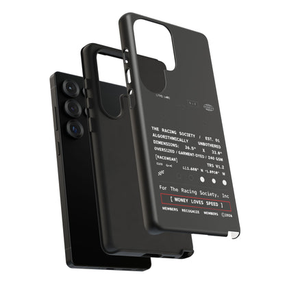 Money Loves Speed Spec — Samsung Galaxy Tough Case