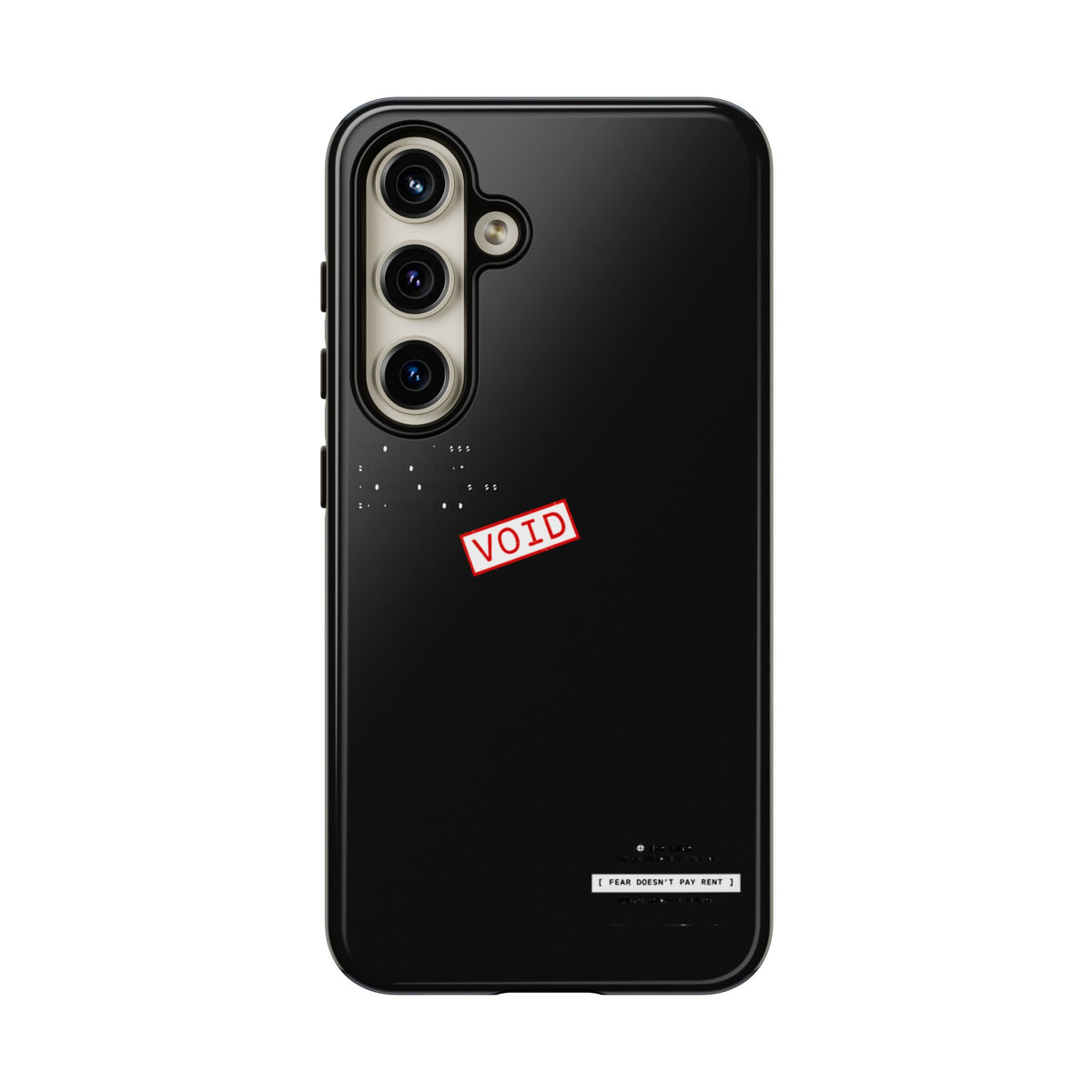 Fear Doesn't Pay Rent — Samsung Galaxy Tough Case
