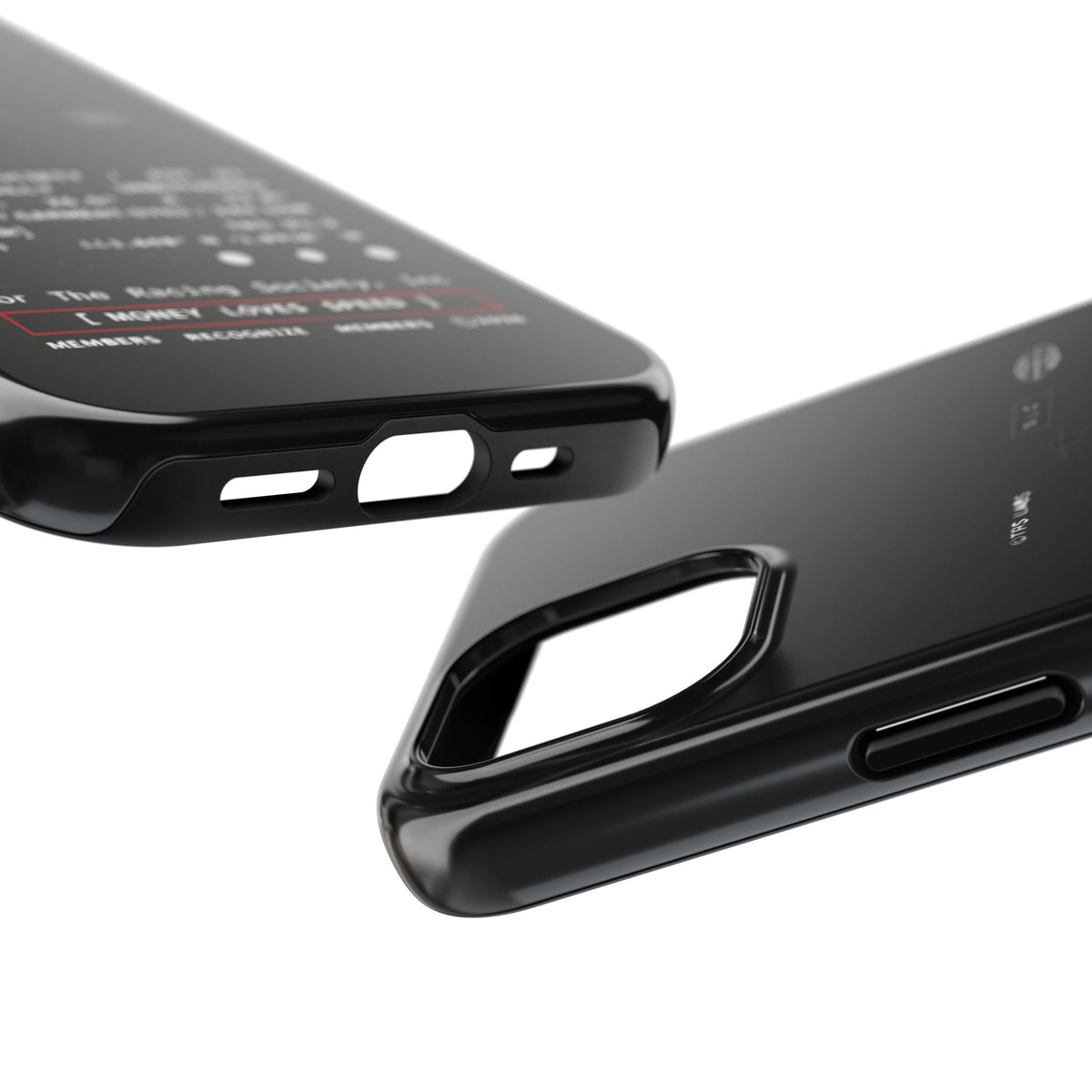 Money Loves Speed Spec — iPhone Tough Case
